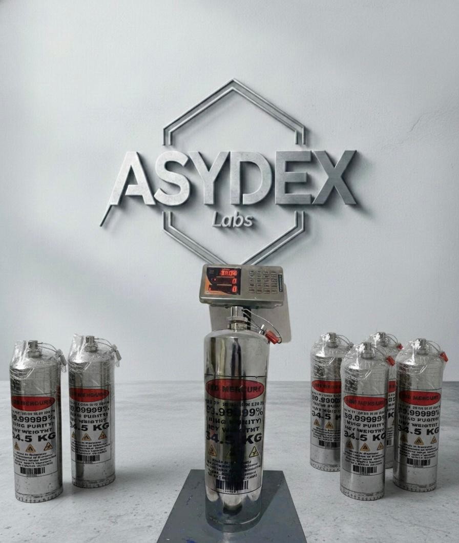 liquid red mercury cylinders for mining purpose